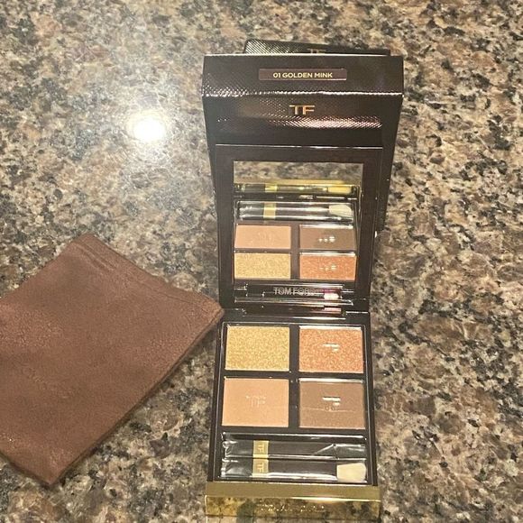 TOM FORD QUAD PALETTE GOLDEN MINK - Picture 15 of 16